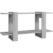 vidaXL Boekenkast 100x30x51 cm bewerkt hout grijs sonoma eiken