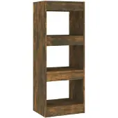 vidaXL Boekenkast/kamerscherm 40x30x103 cm bewerkt hout gerookt eiken