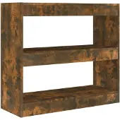 vidaXL Boekenkast/kamerscherm 80x30x72 cm gerookt eikenkleurig