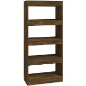 vidaXL Boekenkast/kamerscherm 60x30x135 cm bewerkt hout gerookt eiken