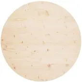 vidaXL Tafelblad Ø90x2,5 cm massief grenenhout