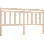 vidaXL Hoofdbord 186x4x100 cm massief grenenhout