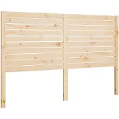 vidaXL Hoofdbord 206x4x100 cm massief grenenhout