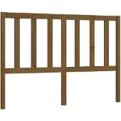 vidaXL Hoofdbord 146x4x100 cm massief grenenhout honingbruin