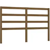 vidaXL Hoofdbord 166x4x100 cm massief grenenhout honingbruin