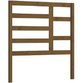 vidaXL Hoofdbord 106x4x104 cm massief grenenhout honingbruin