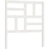 vidaXL Hoofdbord 81x4x104 cm massief grenenhout wit