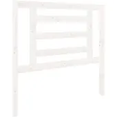 vidaXL Hoofdbord 96x4x100 cm massief grenenhout wit