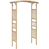 vidaXL Rozenboog 118x40x187 cm bamboe