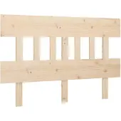 vidaXL Hoofdbord 203,5x3x81 cm massief grenenhout
