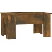 vidaXL Salontafel 79x49x41 cm bewerkt hout gerookt eikenkleurig