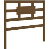 vidaXL Hoofdbord 80,5x4x100 cm massief grenenhout honingbruin