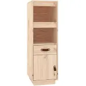 vidaXL Hoge kast 34x40x108,5 cm massief grenenhout