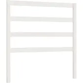 vidaXL Hoofdbord 95x4x100 cm massief grenenhout wit