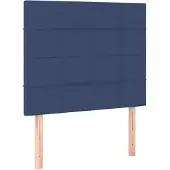 vidaXL Hoofdbord blauw 80x5x118/128 cm stof