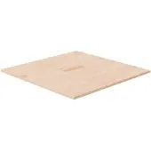 vidaXL Tafelblad vierkant 70x70x1,5 cm onbehandeld massief eikenhout