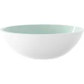 vidaXL Wasbak 50x37x14 cm glas wit