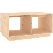 vidaXL Salontafel 80x50x40 cm massief grenenhout