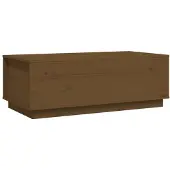 vidaXL Salontafel 100x50x35 cm massief grenenhout honingbruin