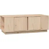 vidaXL Salontafel 110x50x40 cm massief grenenhout