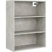 vidaXL Hangkast 69,5x32,5x90 cm betongrijs