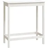 vidaXL Bartafel 100x50x110 cm massief grenenhout wit