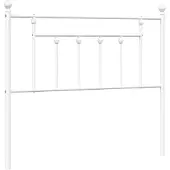 vidaXL Vervangend hoofdbord 107 cm metaal wit