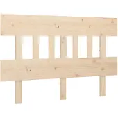 vidaXL Hoofdbord 163,5x3x81 cm massief grenenhout