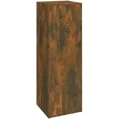 vidaXL TV-kast, gerookt eikenfineer, 30,5 x 30 x 90 cm, houtvezelplaat