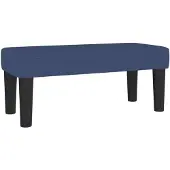 vidaXL Bankje 70x30x30 cm stof blauw