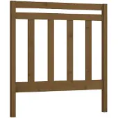 vidaXL Hoofdbord 106x4x100 cm massief grenenhout honingbruin