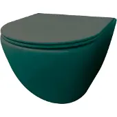 Best design Morrano hangend toilet randloos petrol mat