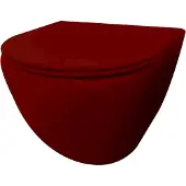 Best design Morrano hangend toilet randloos rood mat