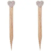 Go Dutch Label Oorknoppen sparkle hartje waterfall Goud