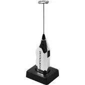 Discountershop Elektrisch Cappuccino Klopper -Melkopschuimer - RVS - Handmatige Melkopschuimer