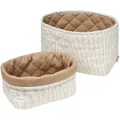 Cam Cam Opbergmanden - 2-pack - 22x15/24x17 cm - Classic+ Strepe - - OneSize - Opbergers
