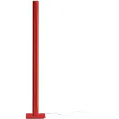 Artemide Uplighter vloerlamp Ilio, dimbaar, rood, Woon-/ Eetkamer, Aluminium, Design, vloerlamp