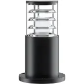 Maytoni Sokkellamp buiten Bronx, dimbaar, zwart, Aluminium, Modern, Sokkellamp