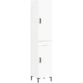 vidaXL Hoge kast 34,5x34x180 cm bewerkt hout wit