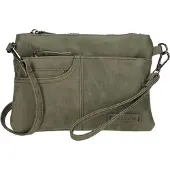 Enrico Benetti Schoudertasje / Clutch Nouméa Olijf