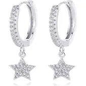 LGT JWLS Oorringen met Ster Hanger - Star Silver