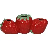 Kersten - Vaas met drie aardbeien 'Strawberry B'