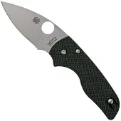 Spyderco Lil' Native Plain Black G10