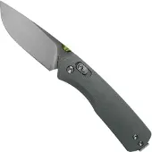 The James Brand The Carter - Primer Gray / Stainless / G10 /Straight vouwmes