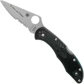 Spyderco Delica 4 Lockback Blue Line