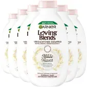 Garnier Loving Blends Milde Haver Verzachtende Shampoo Voordeelverpakking - Normaal Haar, Gevoelige Hoofdhuid - 6 x 300ml