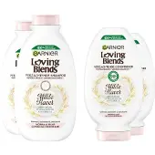Garnier Loving Blends Milde Haver - Shampoo 2x 300 ml & Conditioner 2x 300 ml - Pakket