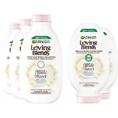 Garnier Loving Blends Milde Haver - Shampoo 3x 300 ml & Conditioner 2x 250 ml – Pakket