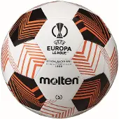 Molten Europa League Voetbal Maat 5 2023-2024 Wit Zwart Oranje