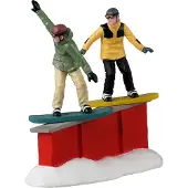 Lemax Snowboard Sliders Vail Village Collection 2023
